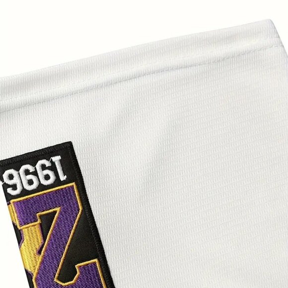 Kobe Bryant Mamba Los Angeles Dodgers / Lakers Baseball Jersey White Stitched - Picture 4 of 5
